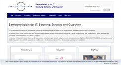Desktop Screenshot of projectalliance.de
